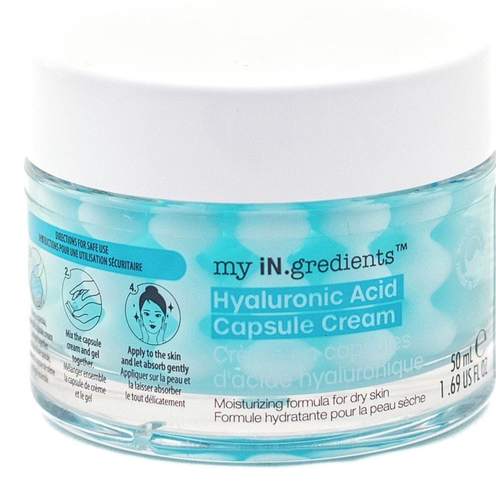 my iN.gredients Hyaluronic Acid Capsule Cream Moisturizing Formula for Dry Skin